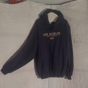 Gildan Dark Blue Los Angeles California Hoodie